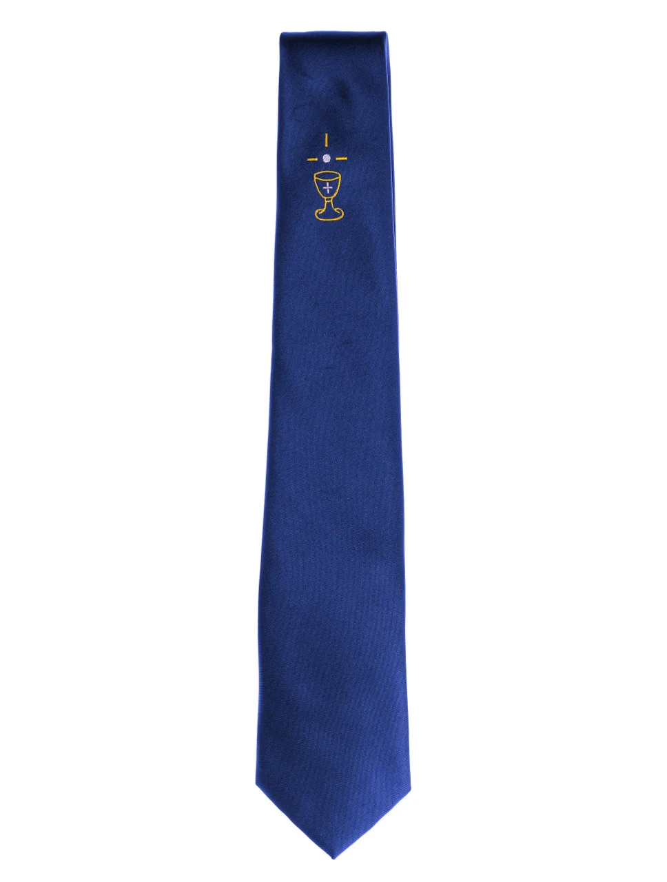 Boys blue Communion tie - full length by Roco Clothing