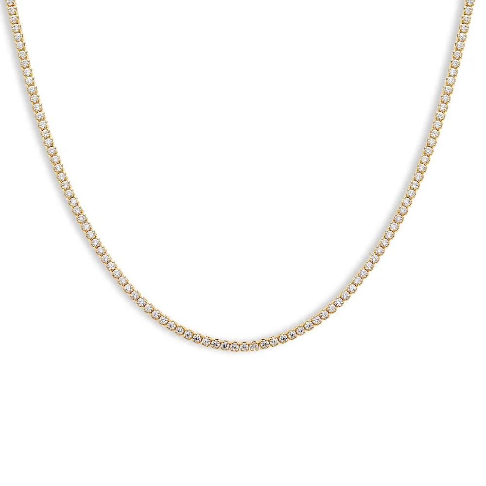 Classic Thin Tennis Necklace