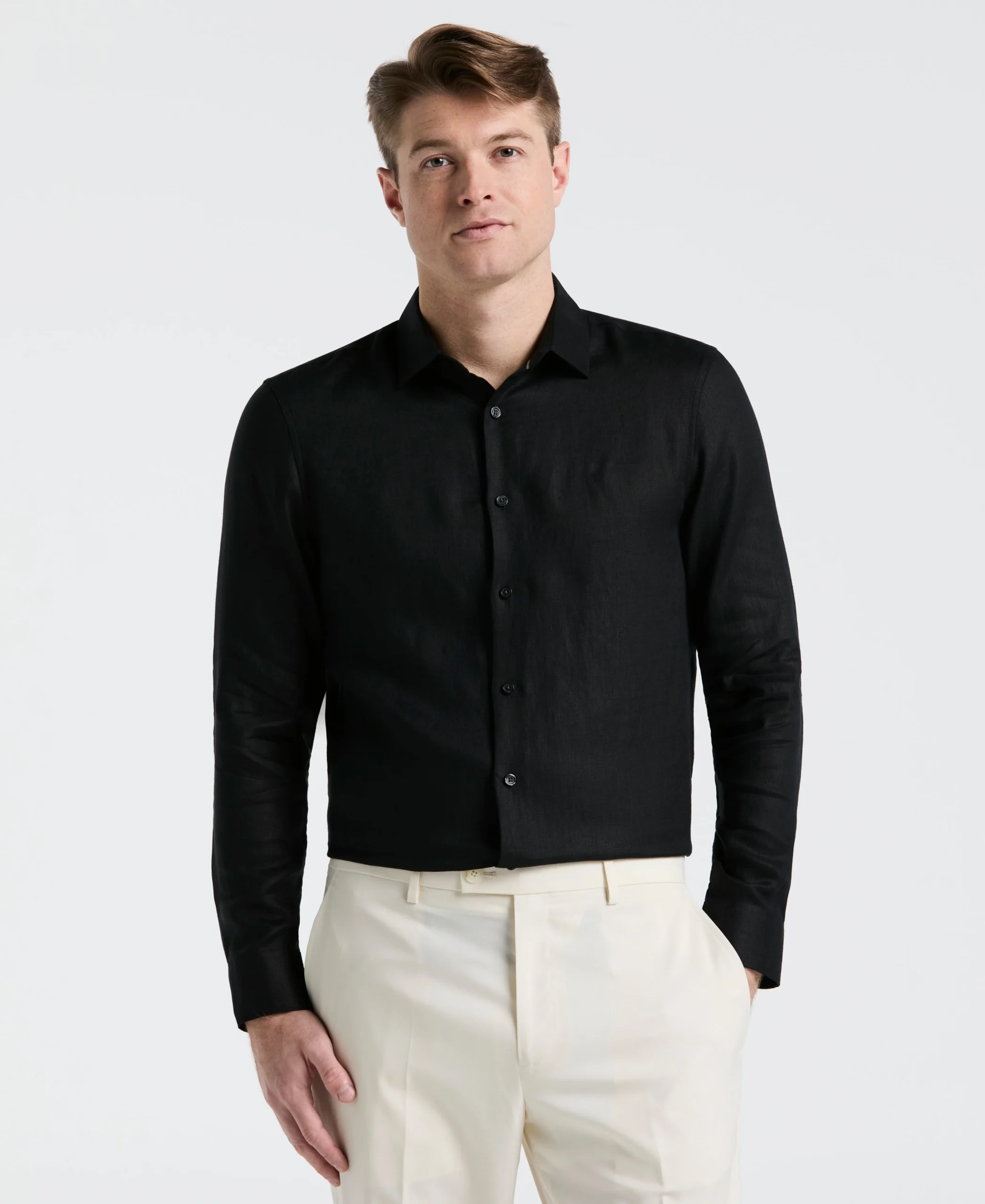 Solid Linen Shirt