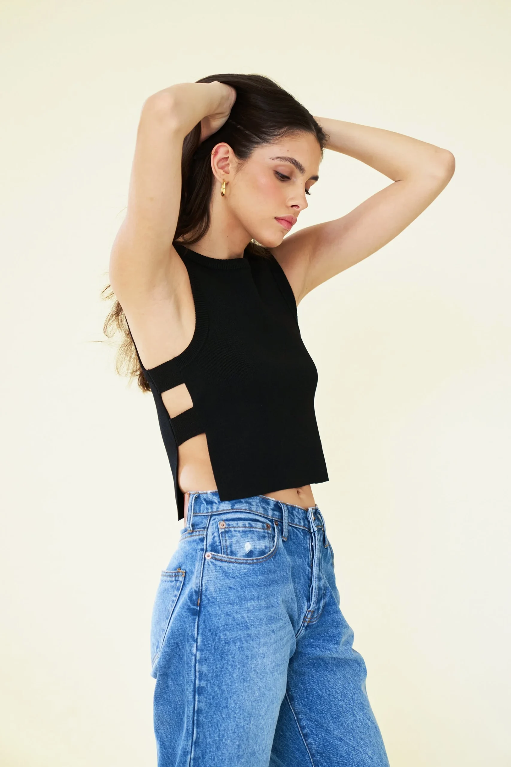 AUBREY KNIT - NOIR - Borderfree