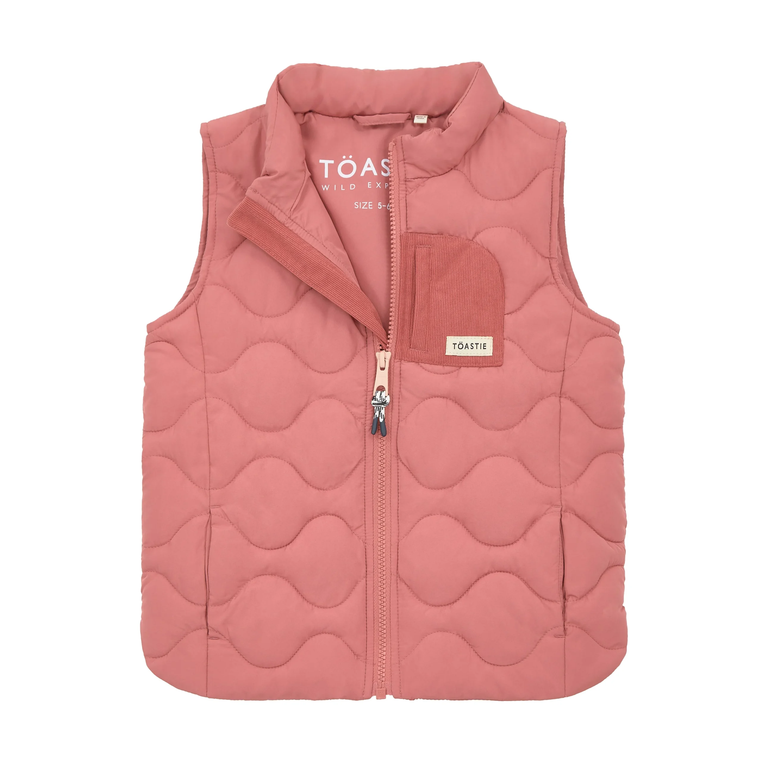 Modular Padded Gilet | Rose Pink