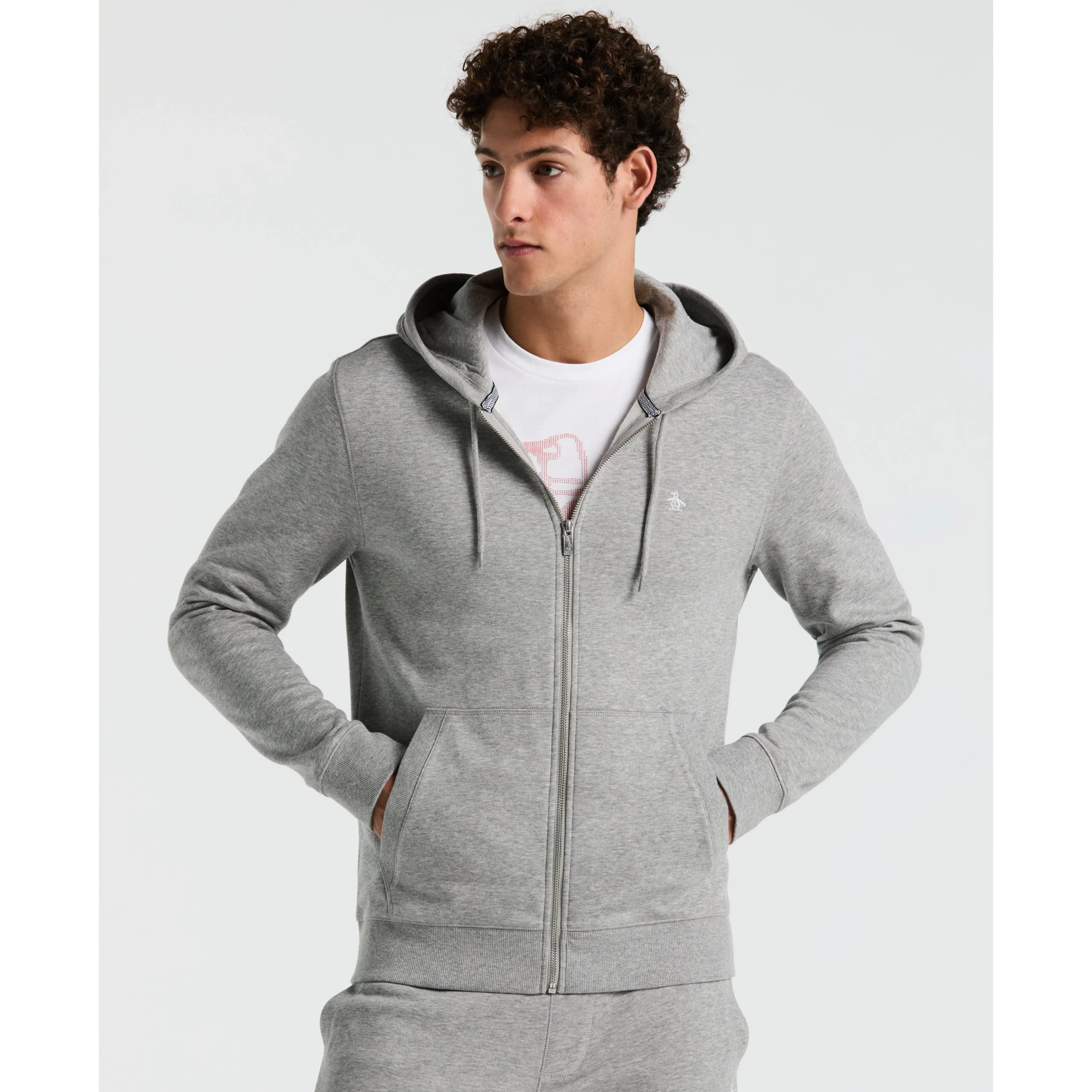 Embroidered Pete Full Zip Fleece Hoodie