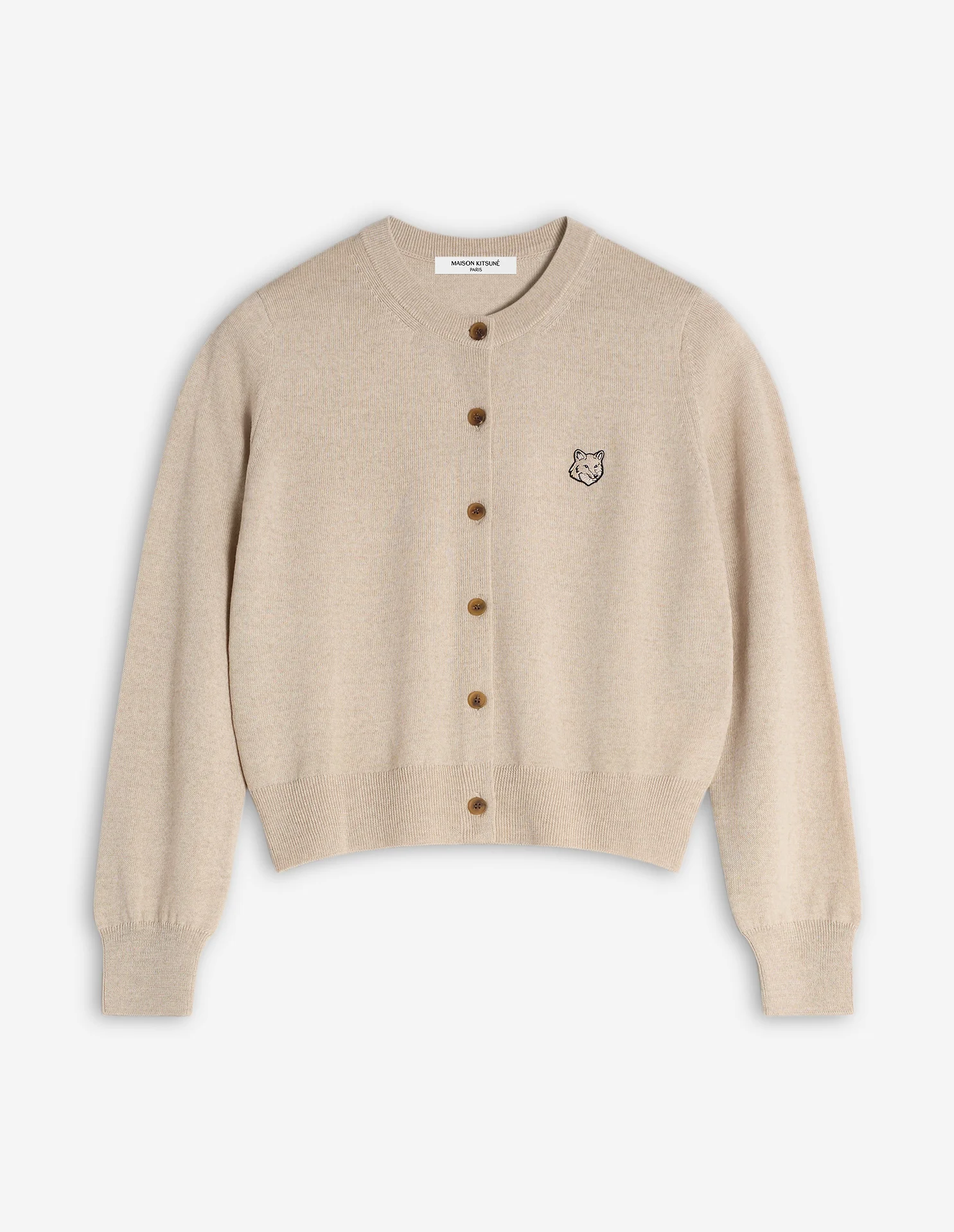 BOLD FOX HEAD PATCH REGULAR CARDIGAN