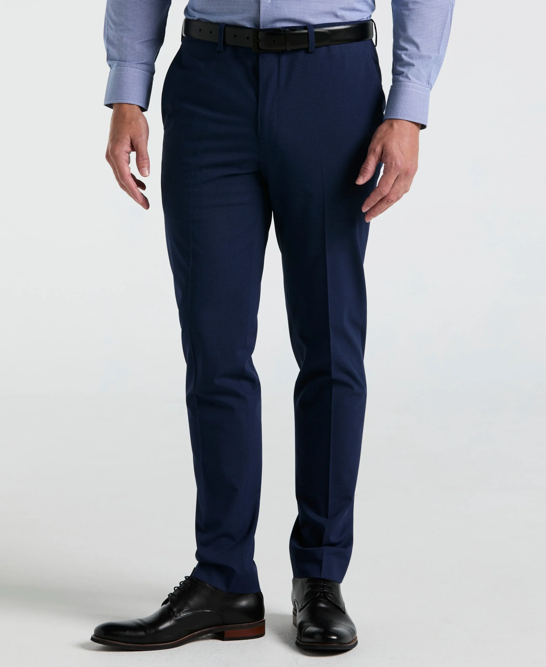 Skinny Fit Mini Houndstooth Suit Pant