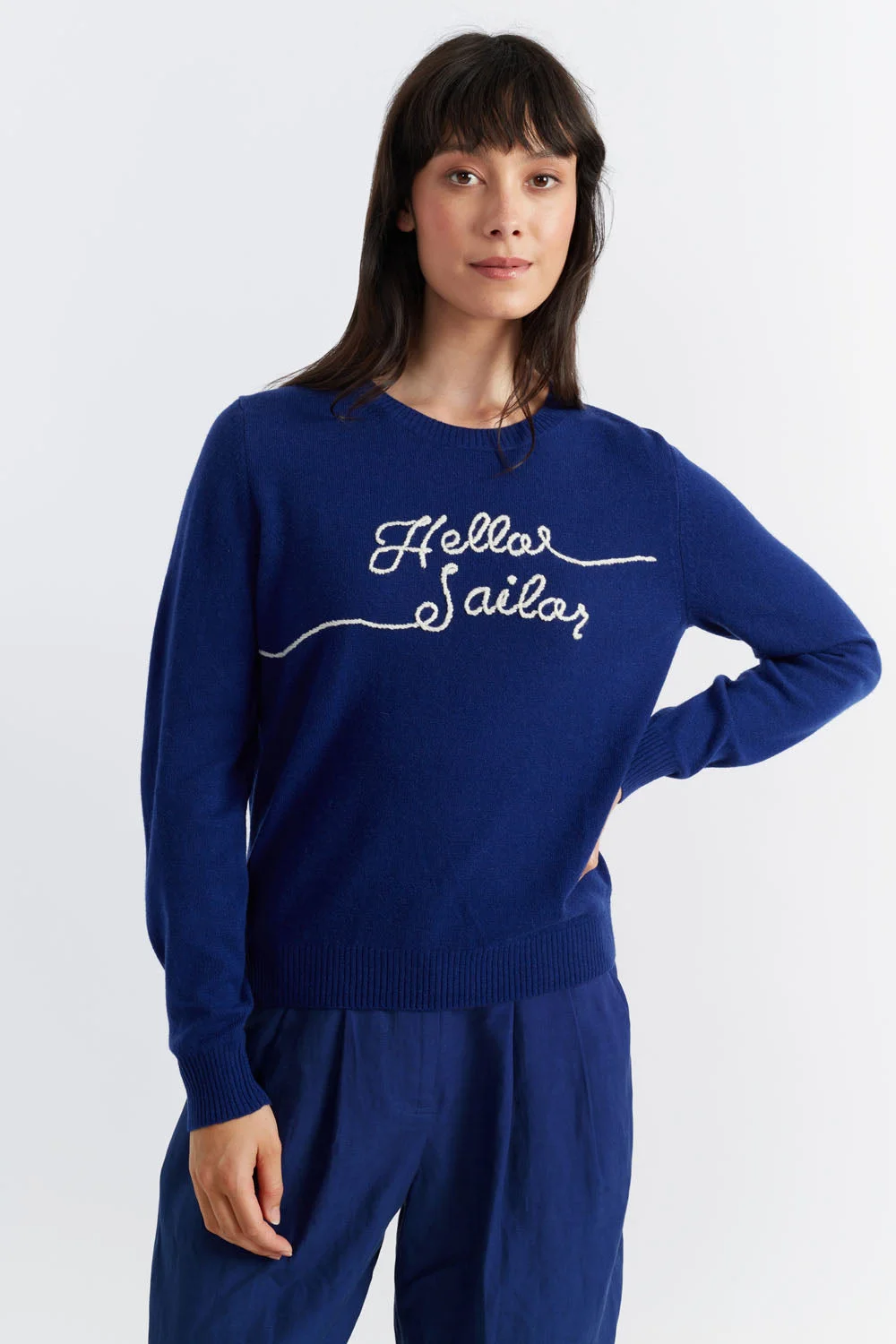 売れ筋商品|||チンティアンドパーカー カットソー トップス レディース Chinti and Parker Women's Laura Whitmore Beaded Top Terracotta CHINTI & PARKER | Luxury Ready To Wear Cashmere
