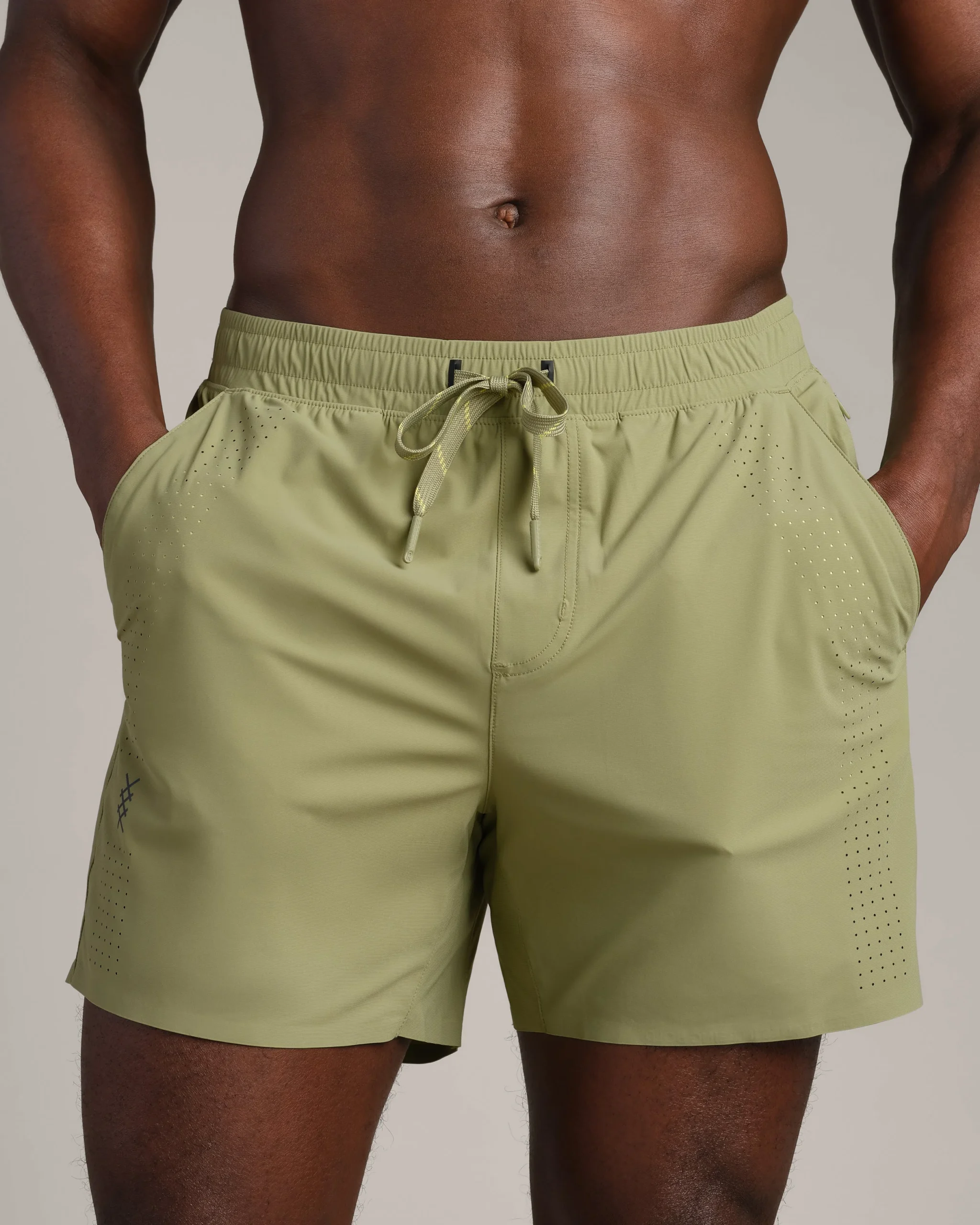 5" Pursuit Tech Short - Lined -- Green Sage