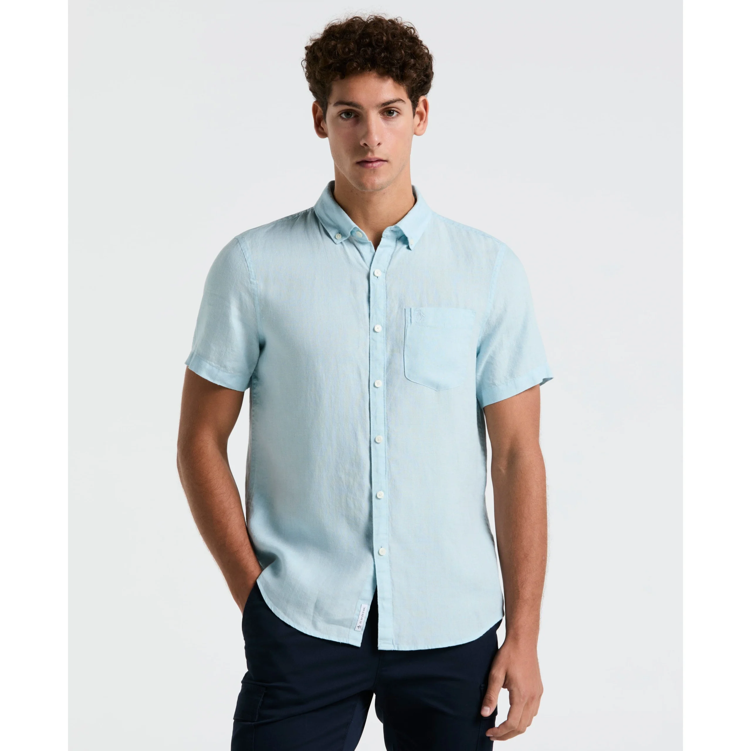 Linen Button-Down Shirt