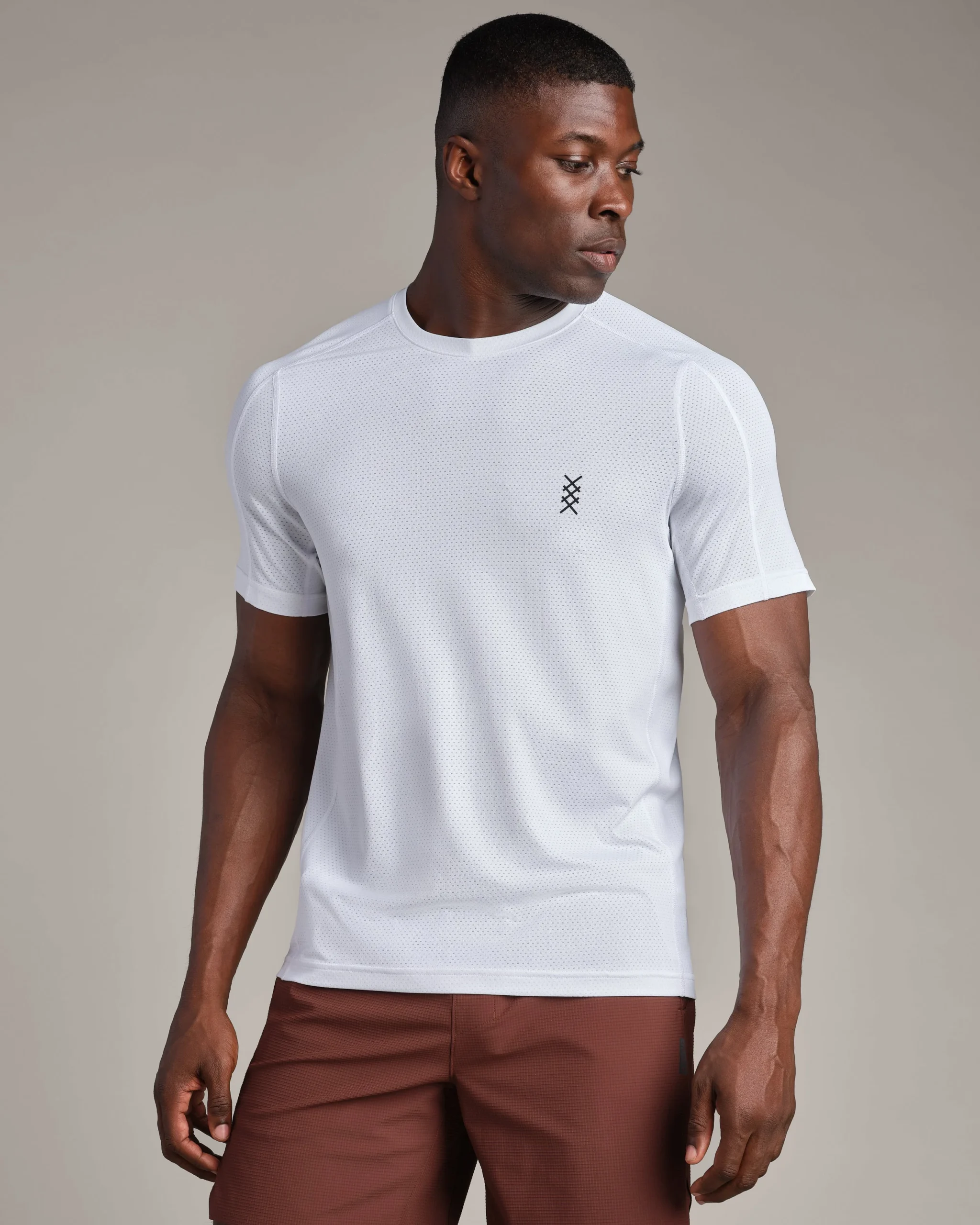 Invictus Training Short Sleeve Tee -- Graphic/Bright White