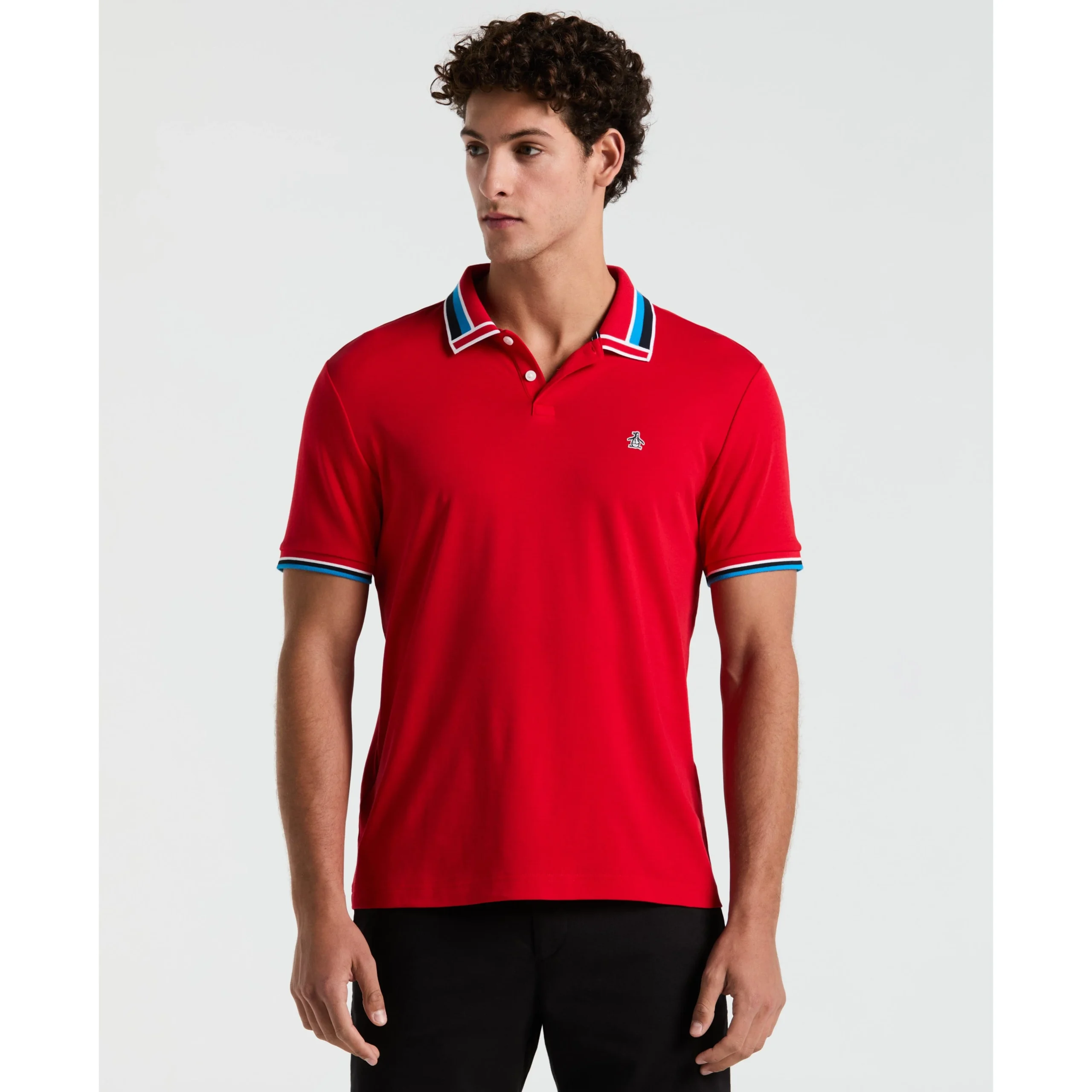 Cotton Interlock Tipped Polo