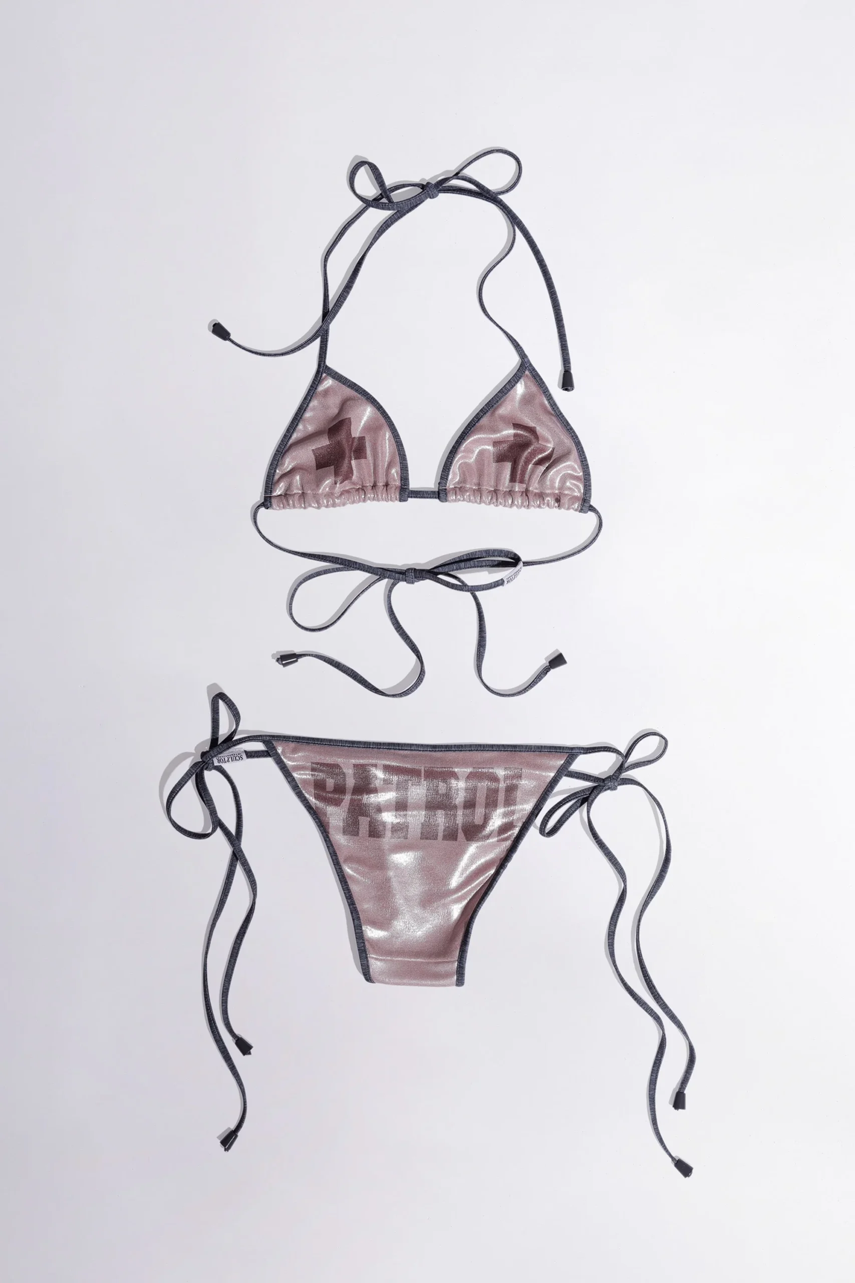 【無料配送】★ SCULPTOR ★ Patrol Reversible Bikini Patrol Reversible Bikini Top Pink/White Melange - Borderfree