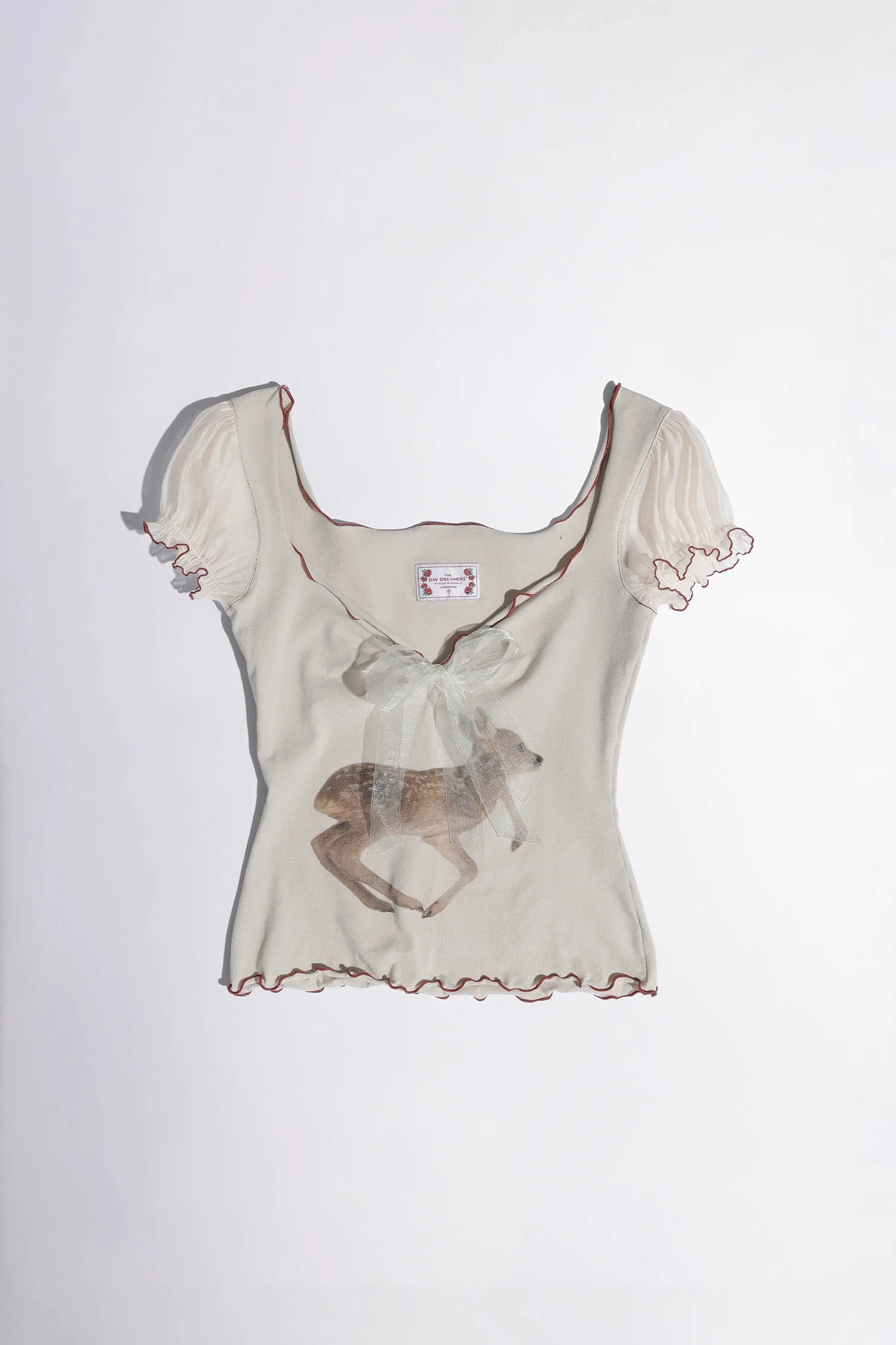 トップス SCULPTOR Chateau Shithole Tie Tee Ssize Chateau Shithole Tie Tee Pale Pink – Sculptor