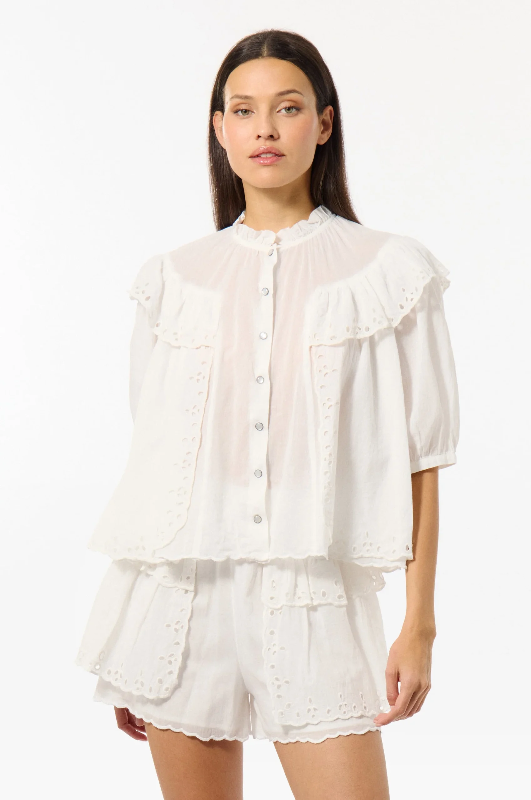 Chemise Broderie Anglaise