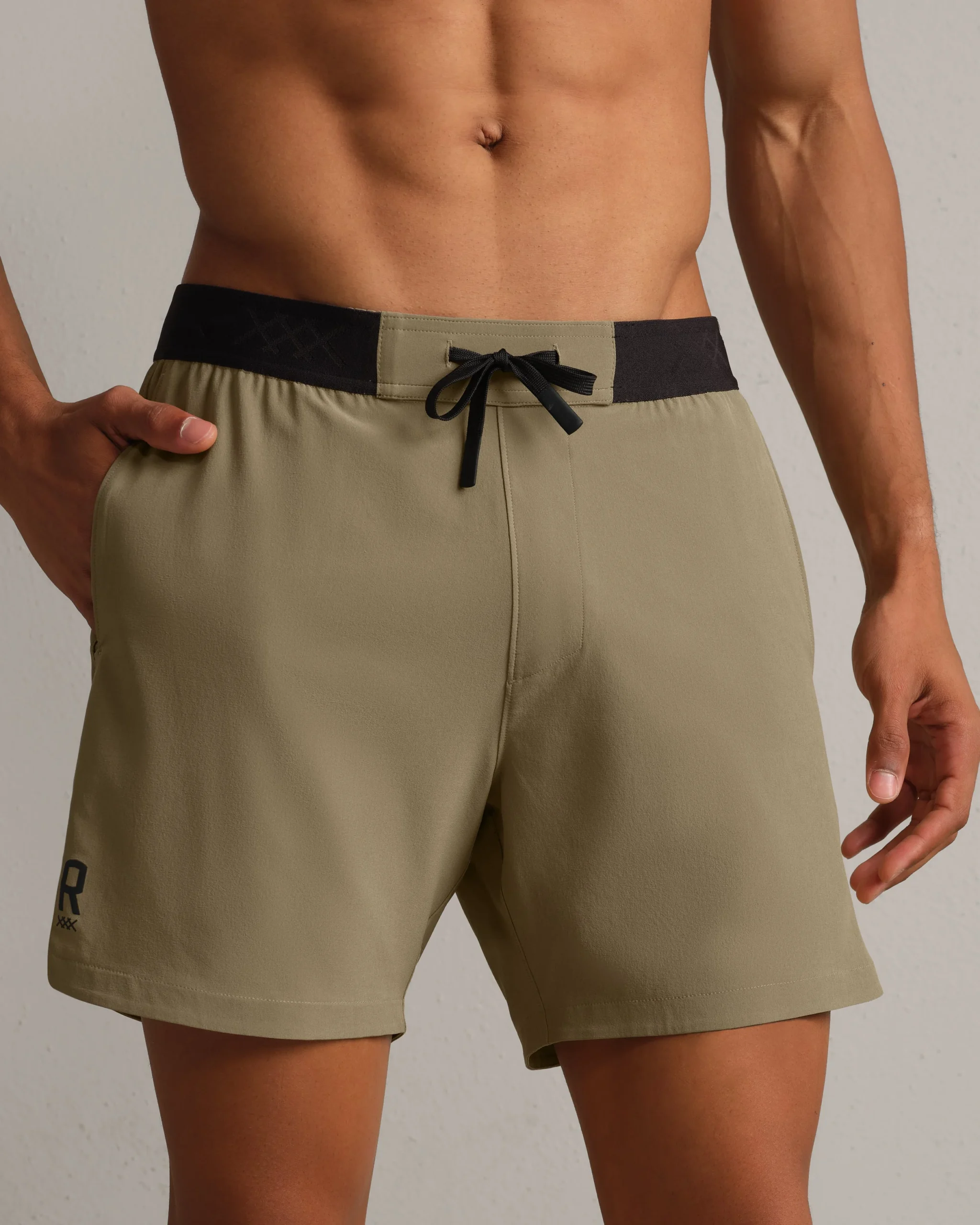 6" Base Training Short - Unlined -- Fatigue Green