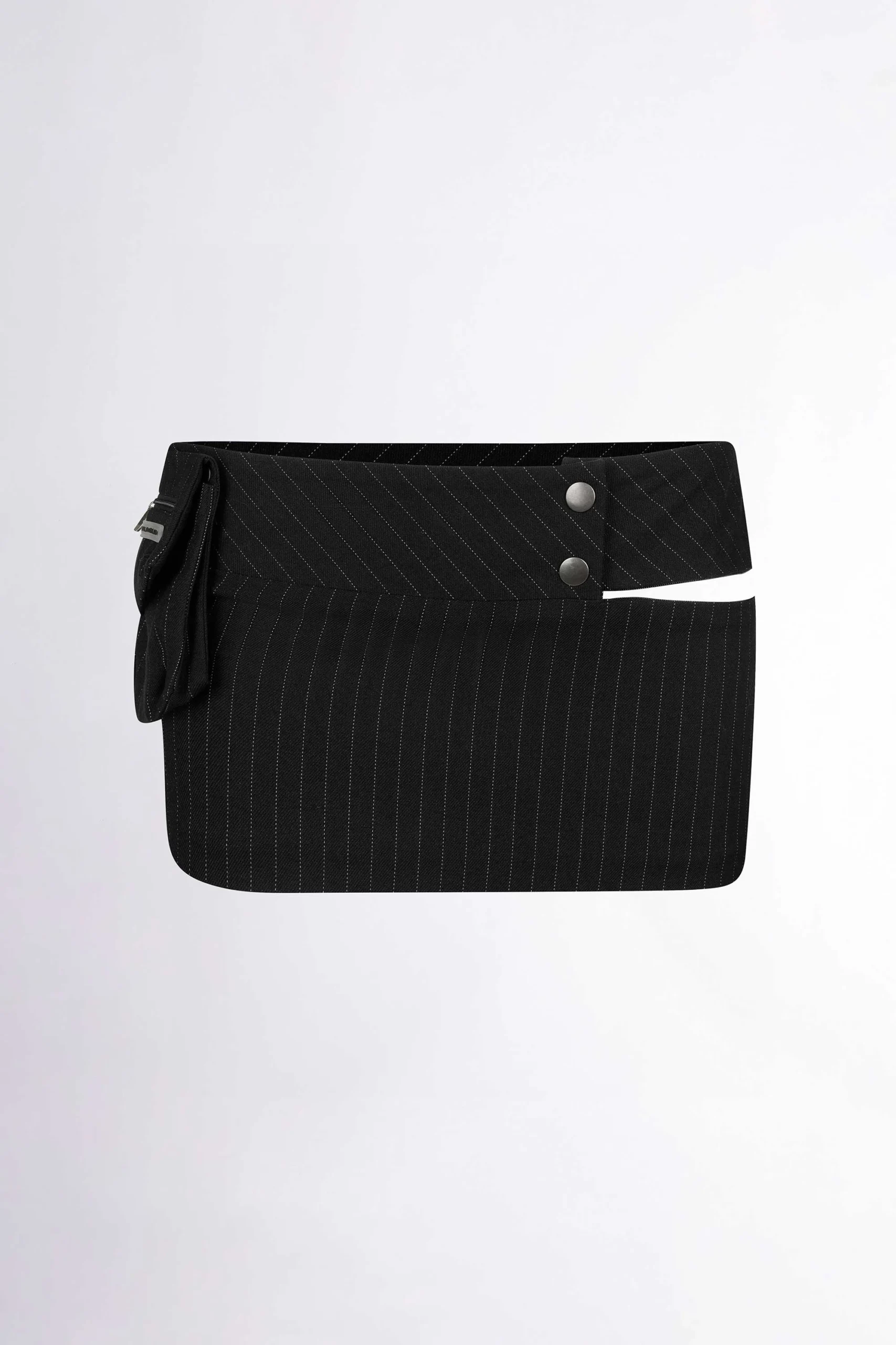 ★SCULPTOR★ Waist Point Classic Skort Black Pin Stripe SC24 Waist Point Classic Skort Black Pin Stripe - Borderfree