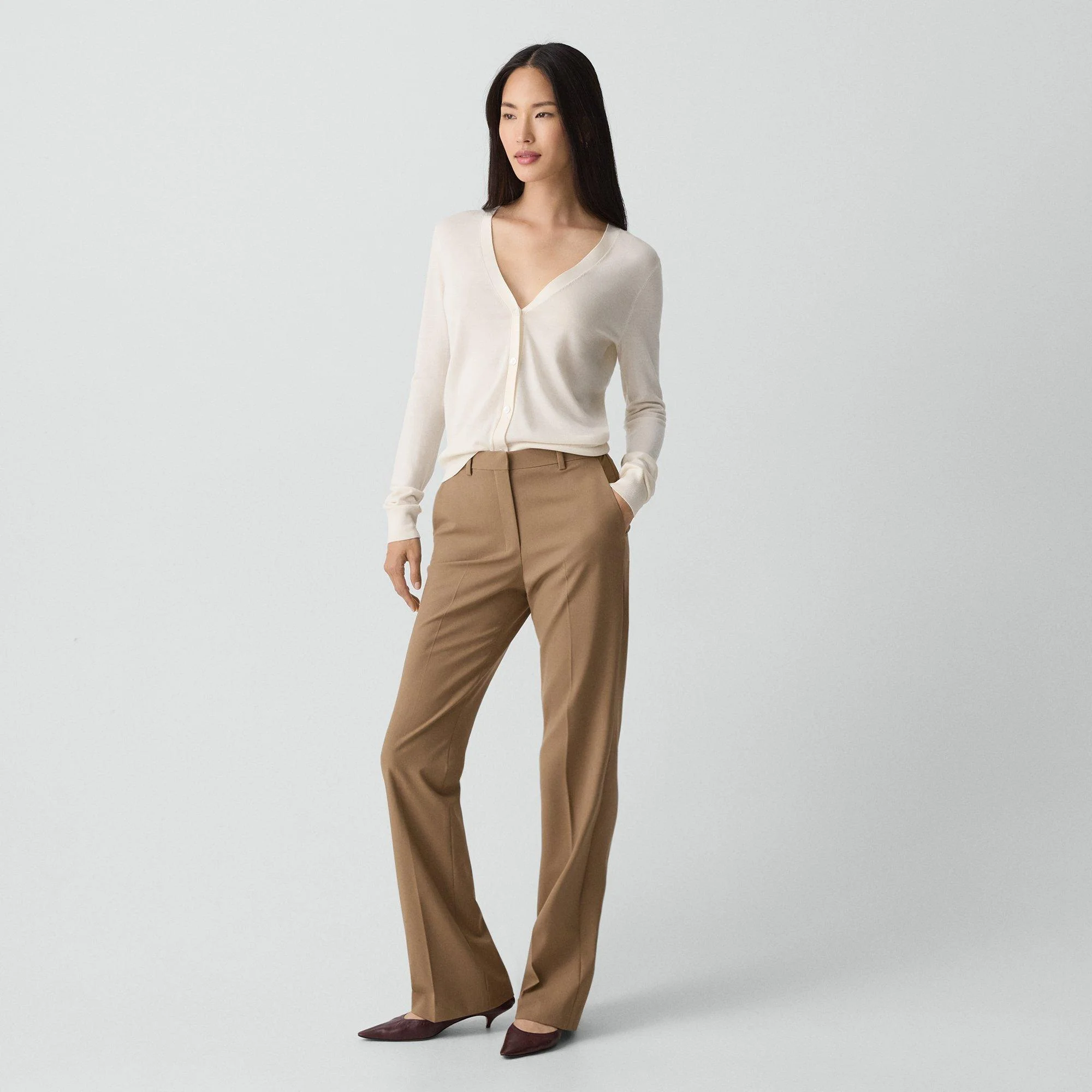 Flared Pant, 34'' in Good Wool