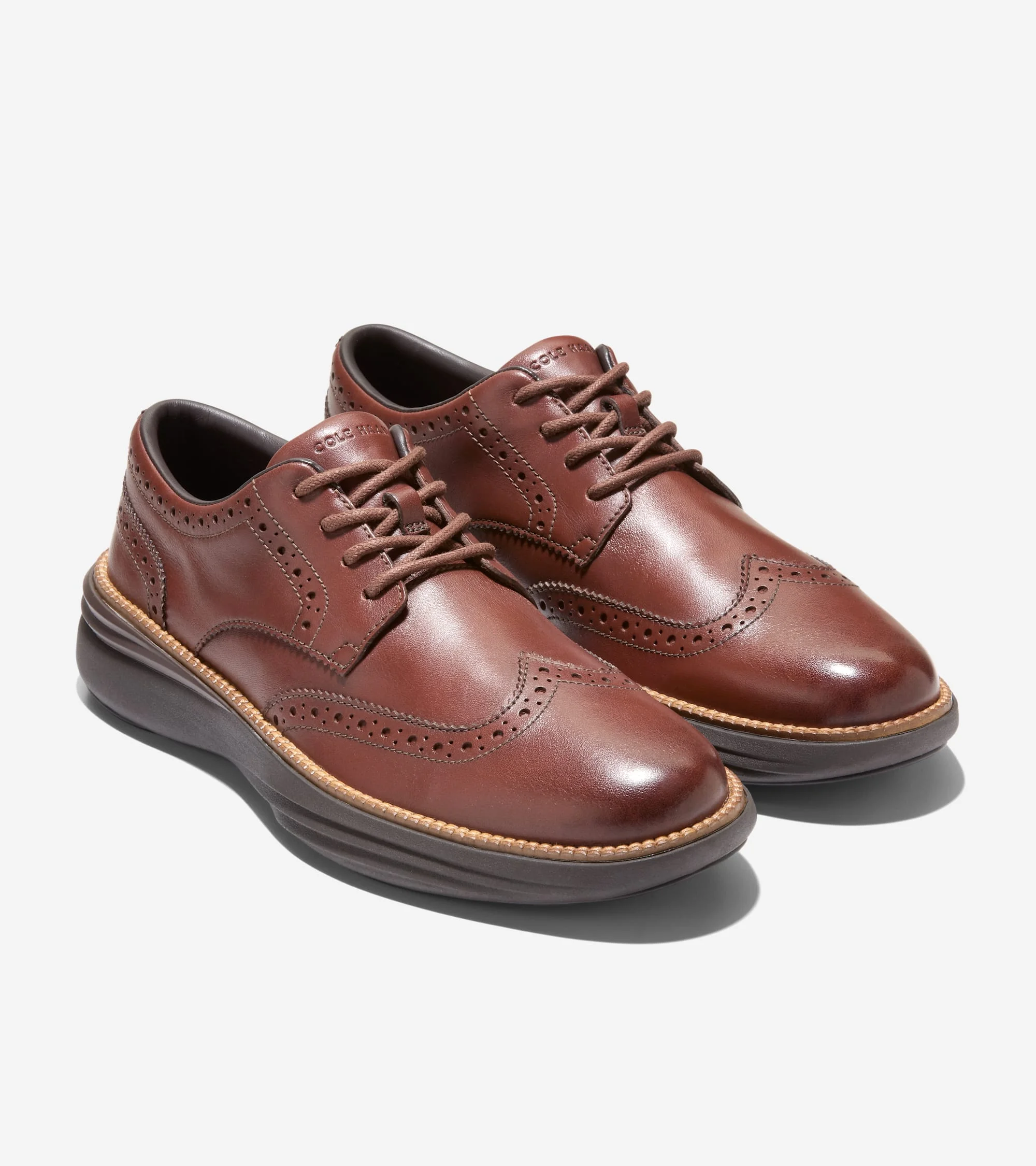 Cole Haan American Classic Oxfords Shoes‎ Mens Sz 9 Brown Leather Wingtip Men main image 3