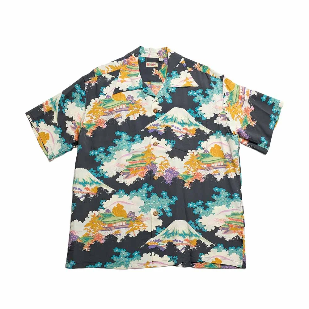 SUN SURF - S/S RAYON HAWAIIAN SHIRT - ANCIENT CAPITAL - SS39618