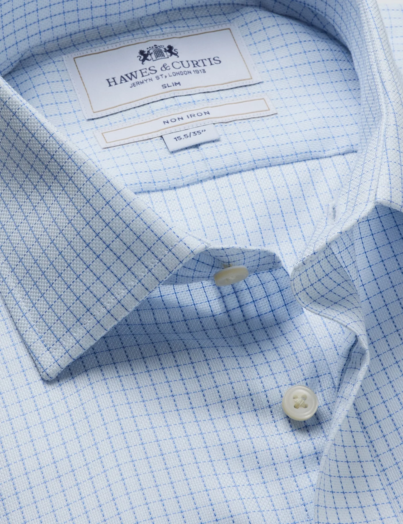 hawes and curtis dress shirt Hawes & Curtis Slim Fit Navy & White Paisley Curtis Shirt | Navy/White | Cotton