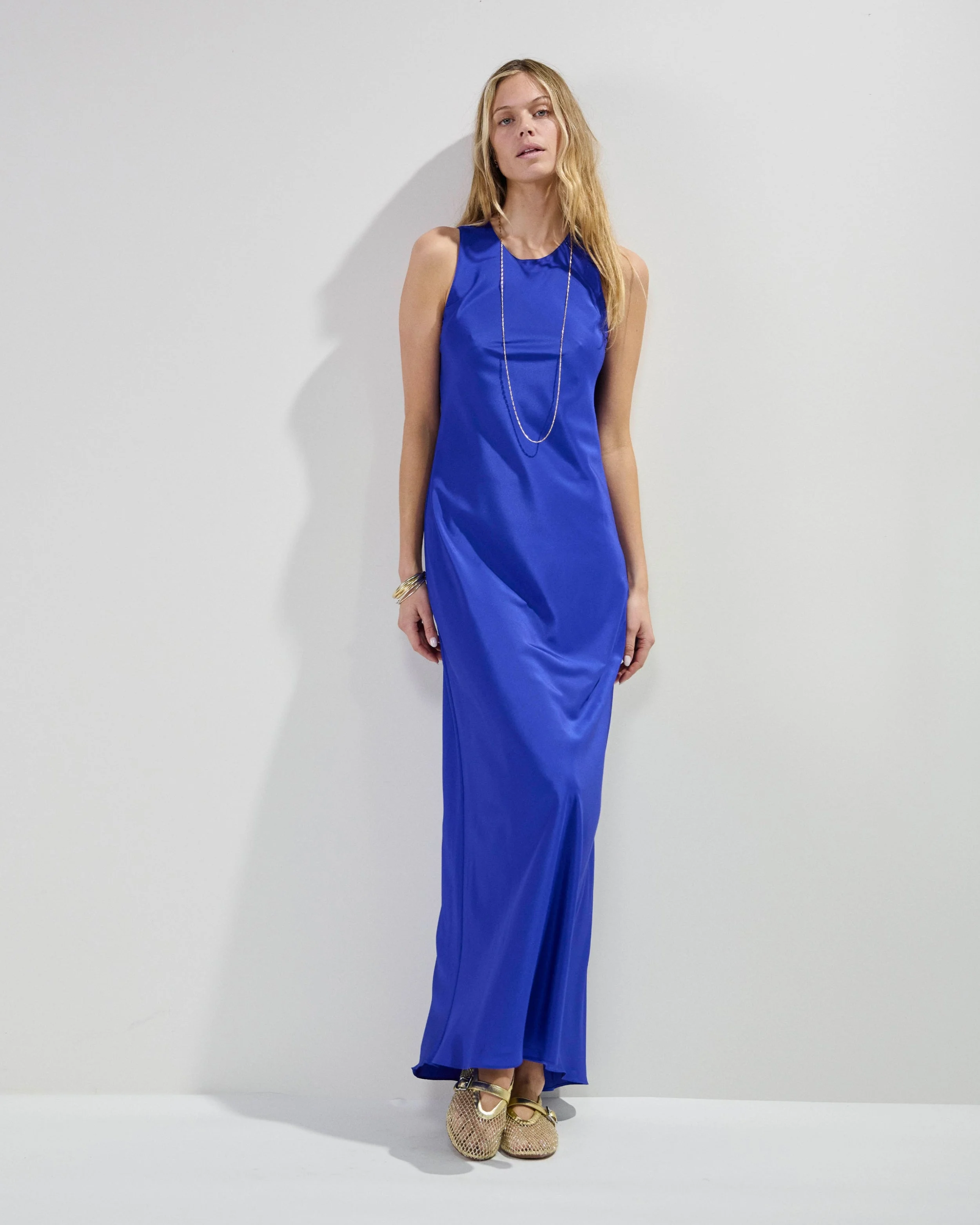 Tank Dress - Sapphire Blue