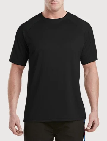 Big & Tall Men's Swim Rash Guard T-Shirt by DXL Big + Tall