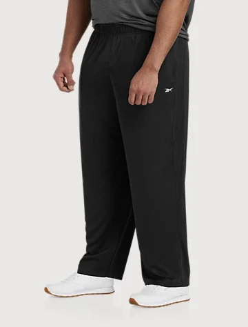 Big & Tall Men's Performance Double-Knit Open-Hem Pants by DXL Big + Tall