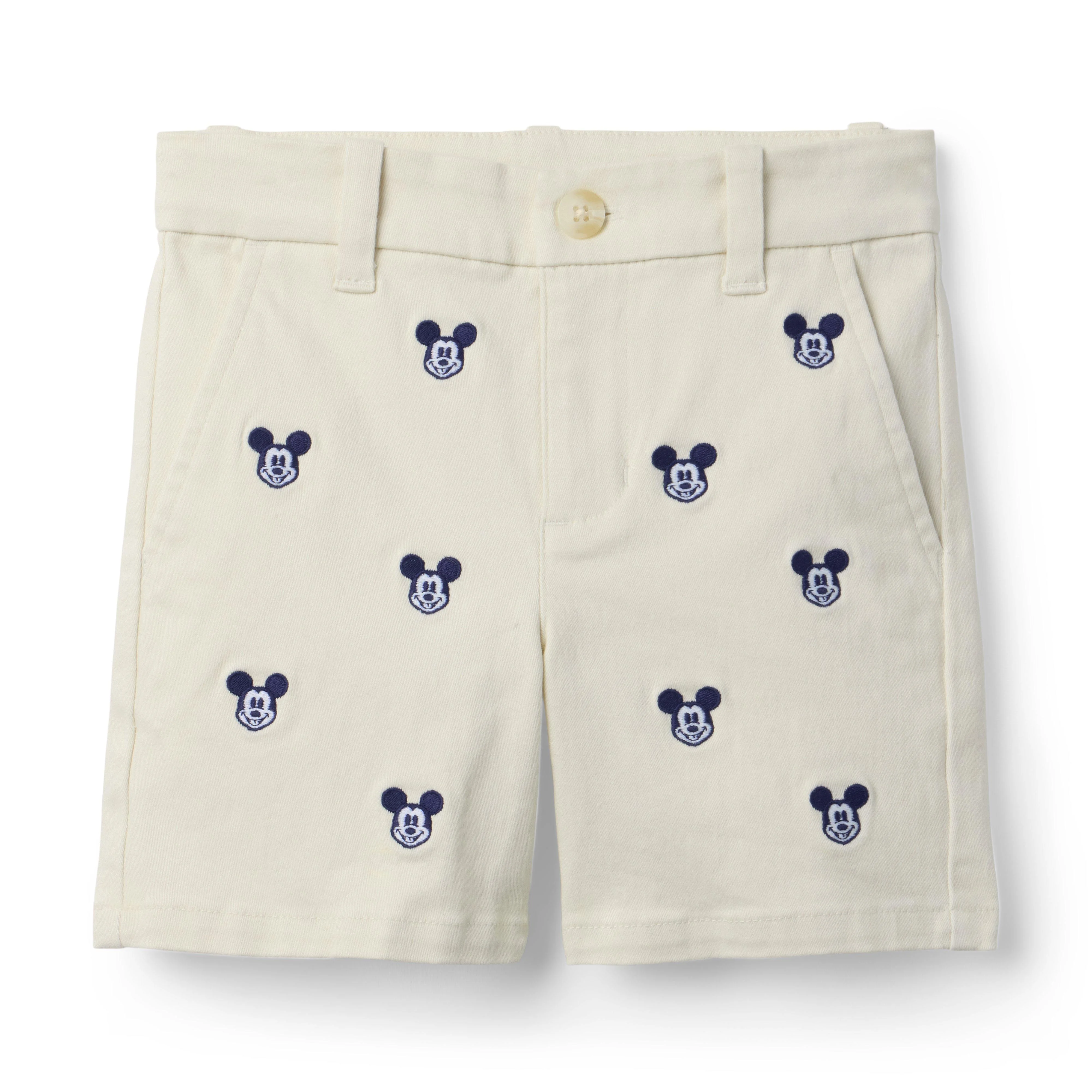 Disney Mickey Mouse Embroidered Twill Short by Janie and Jack