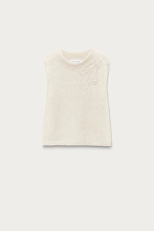Cashmere-Silk Top - JYLL EMBROIDERY