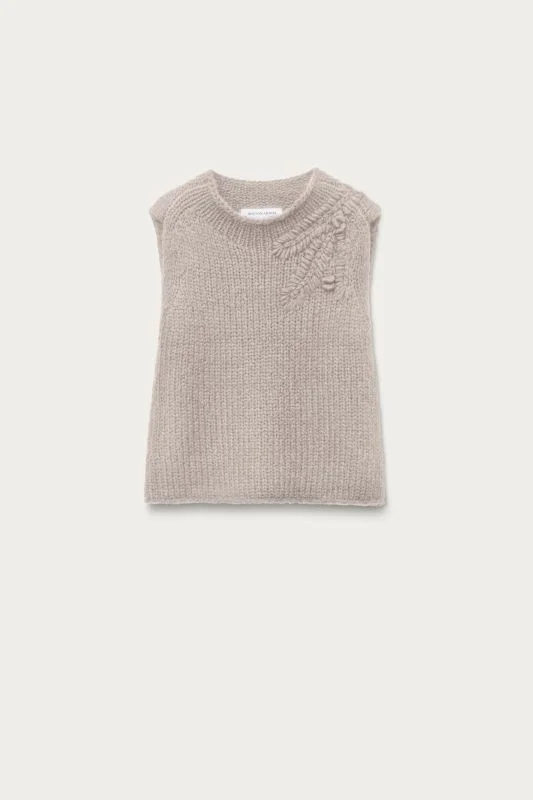Cashmere-Silk Top - JYLL EMBROIDERY