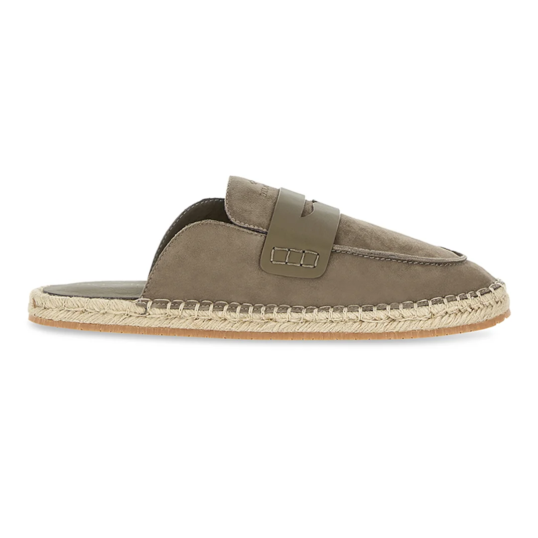 Mules Taormina aus Wildleder, Mann, Taupe, Größe: 41