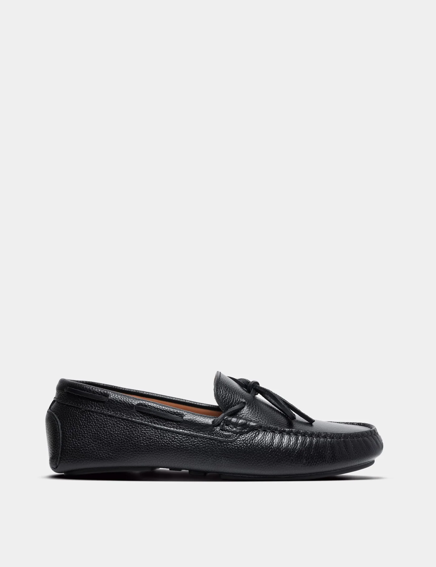 Hawes & Curtis Black Driving Shoe | Leather | Men's