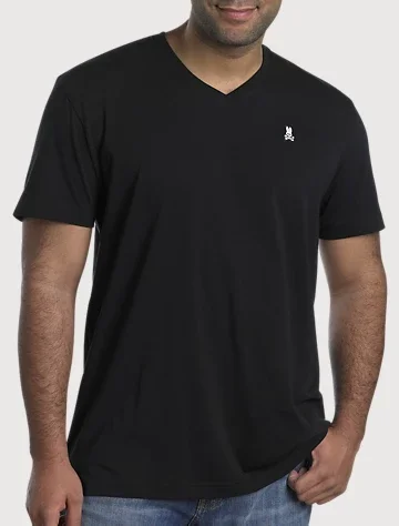 Big & Tall Men's Logo V-Neck T-Shirt by DXL Big + Tall