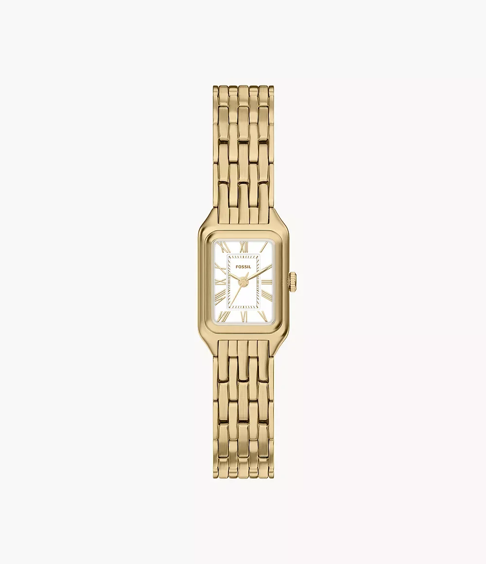 Fossil Women's Raquel Mini 18 Mm Three-Hand Gold-Tone Stainless Steel Watch - Gold