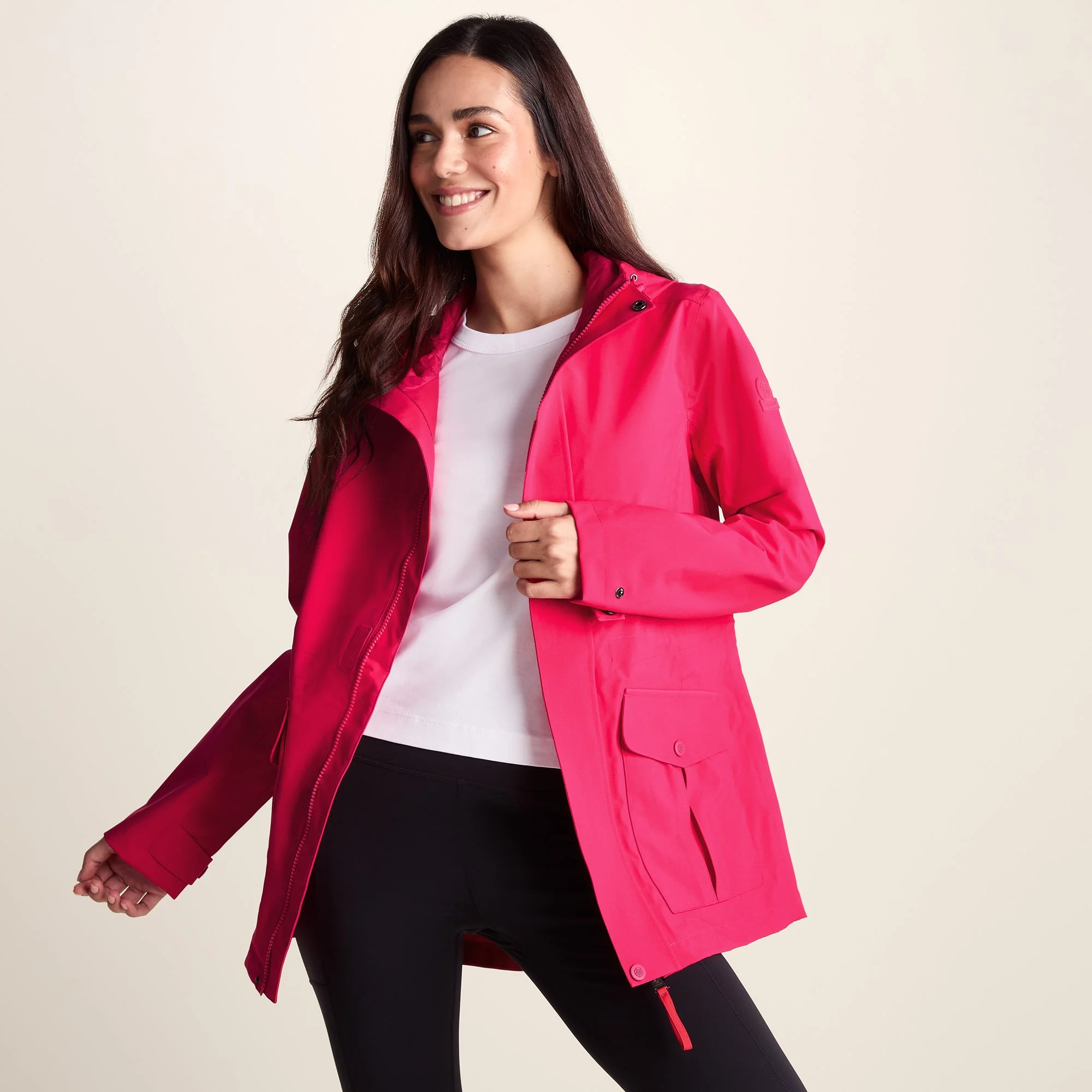 Burradon Womens Waterproof Jacket - Magenta Pink