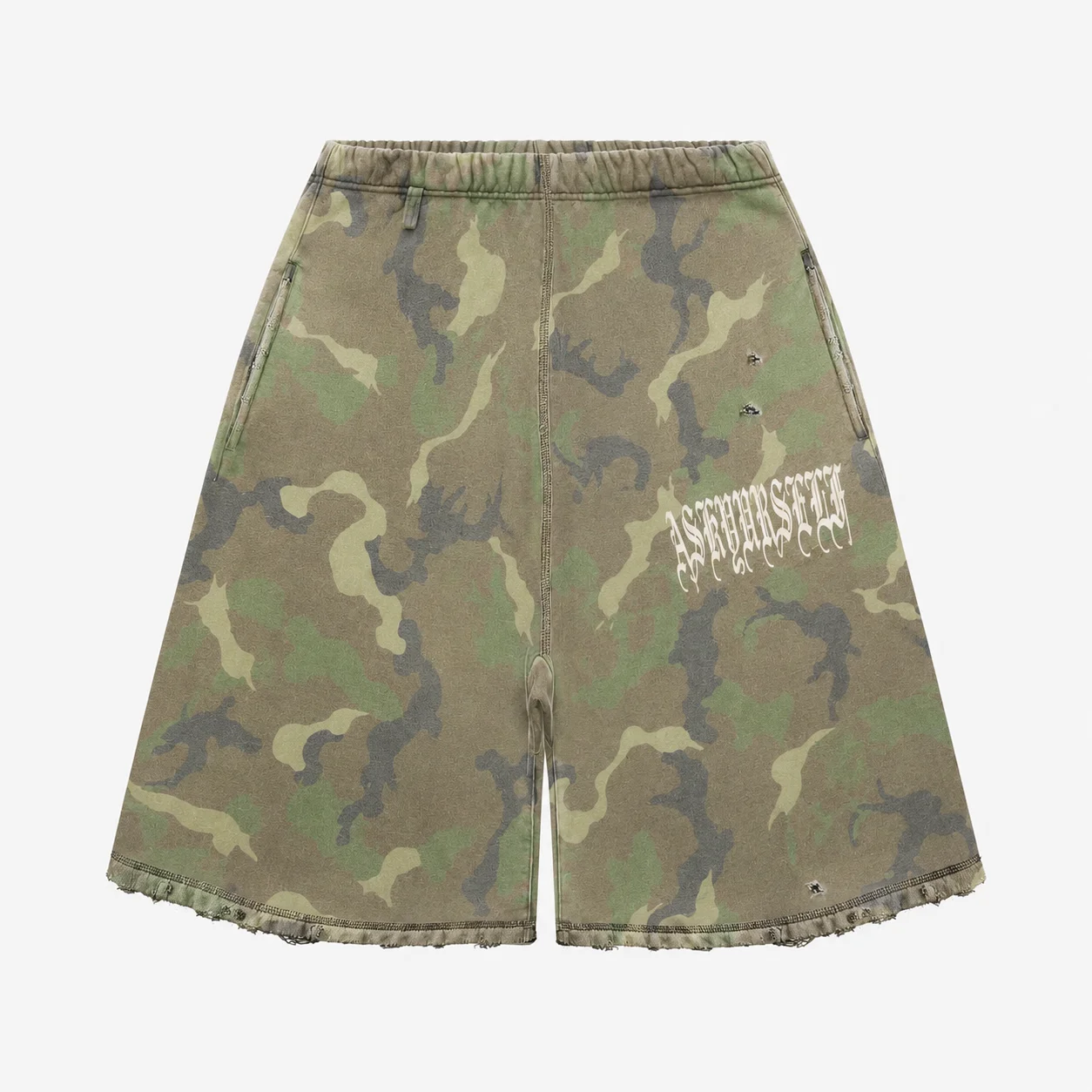 GOTH CAPRI CAMO SHORTS | Askyurself - Borderfree