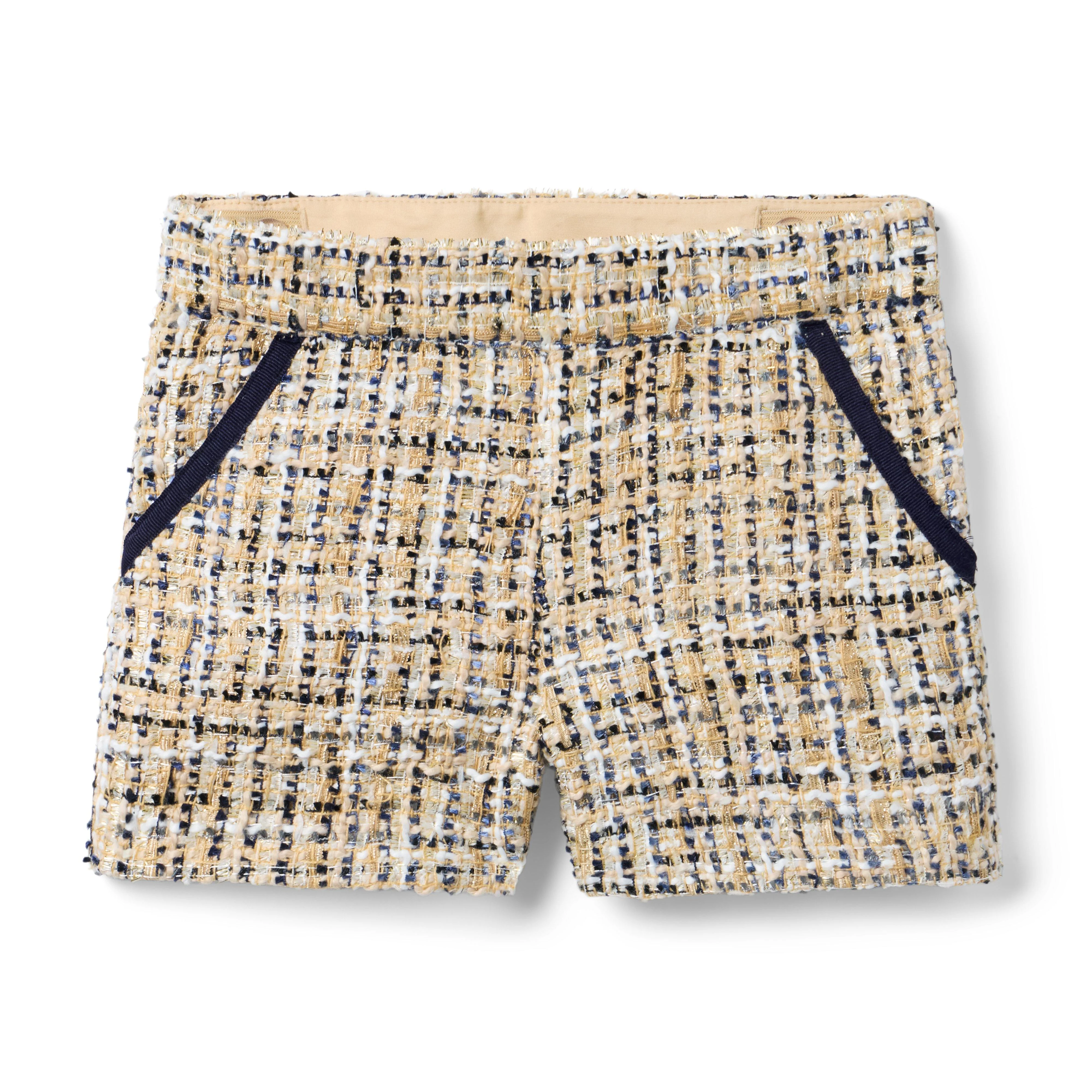 Tweed Grosgrain Trim Short by Janie and Jack