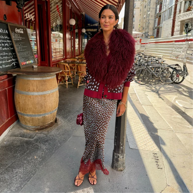 Chocolate Deer Midi Maeva Skirt | Never Fully Dressed - Borderfree