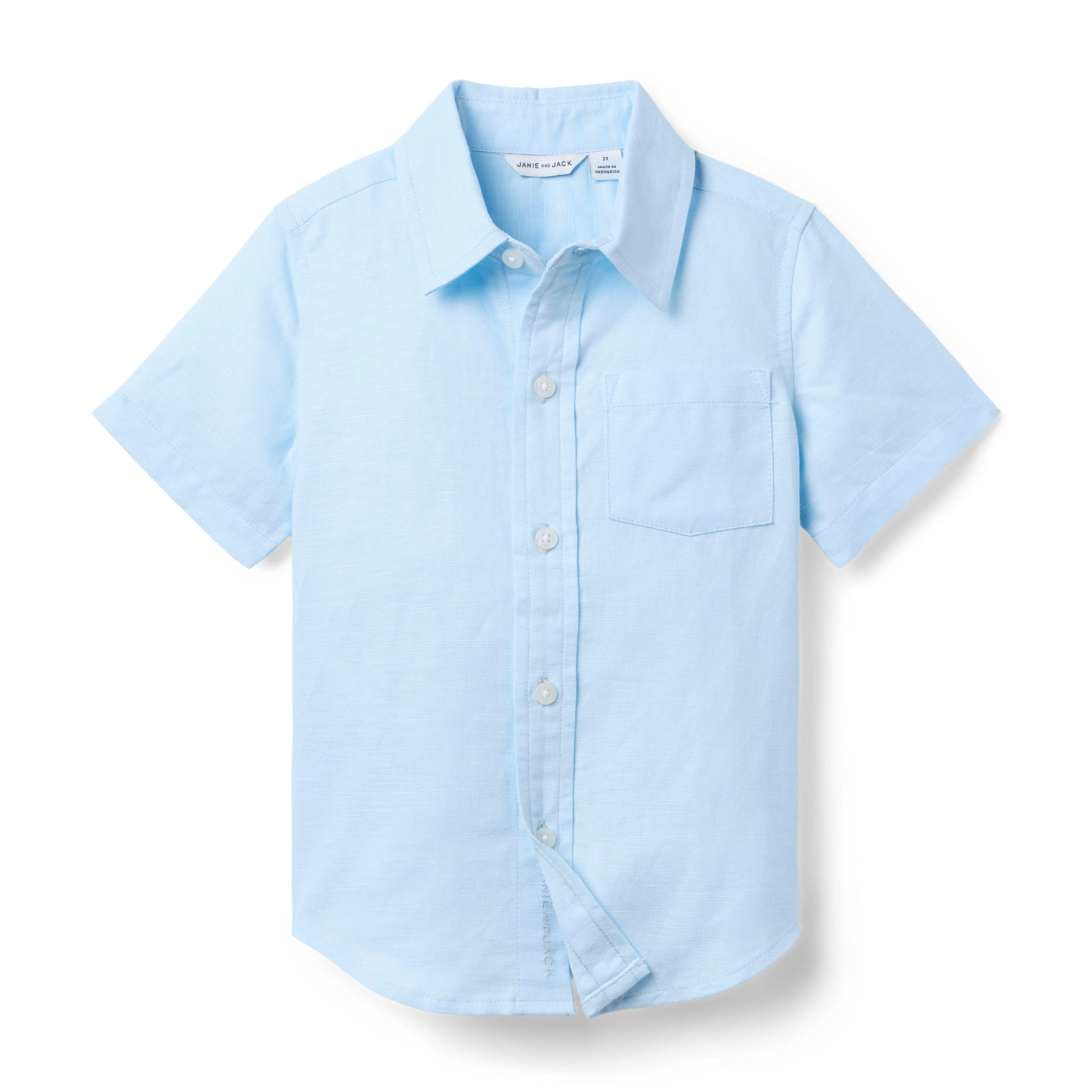 The Linen-Cotton Shirt by Janie and Jack