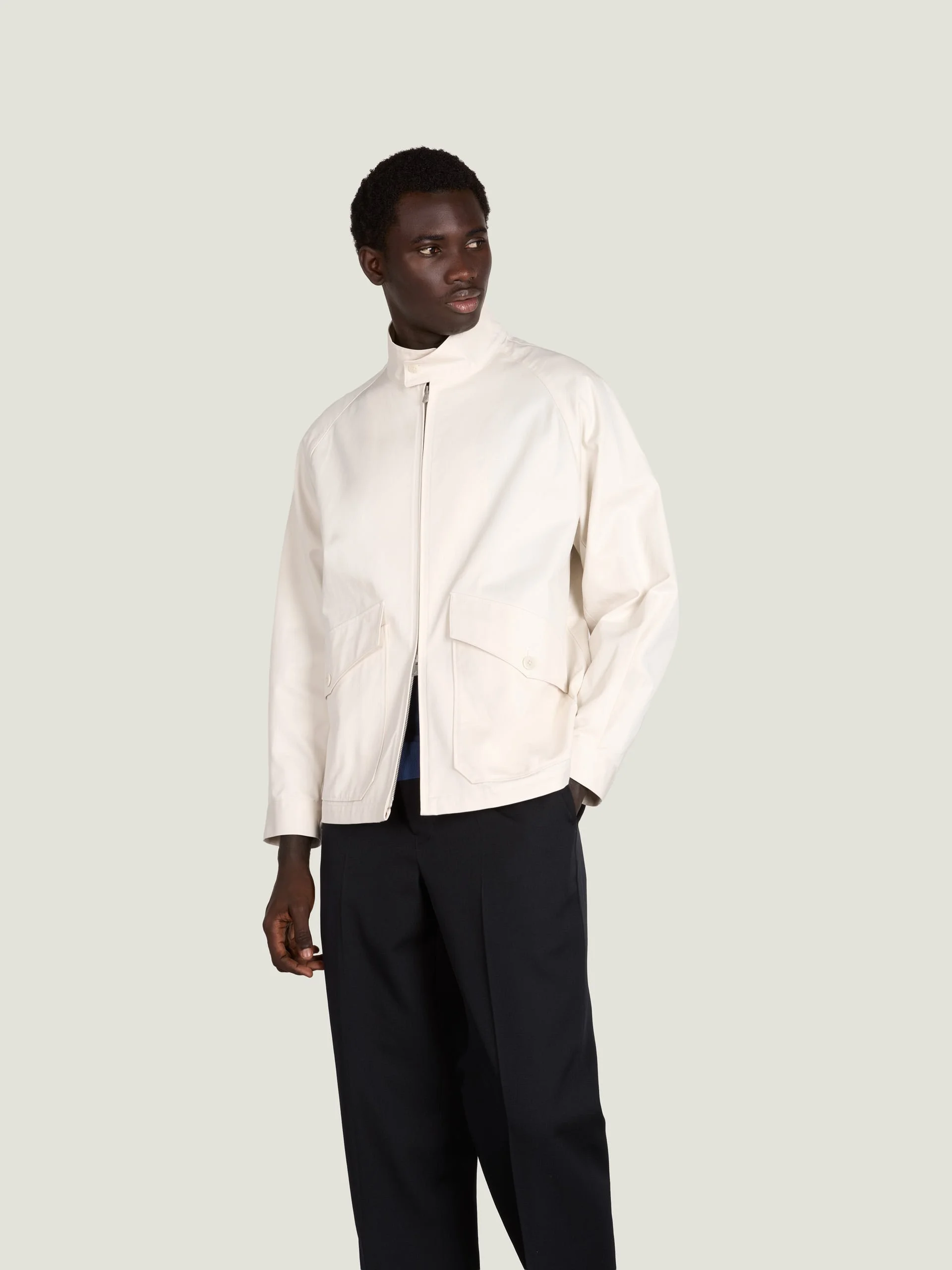 Harrington Jacket | John Smedley - Borderfree